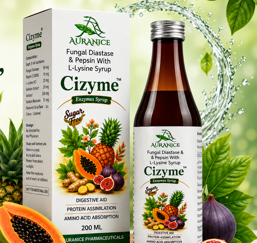 Cizyme enzyme syrup bottle